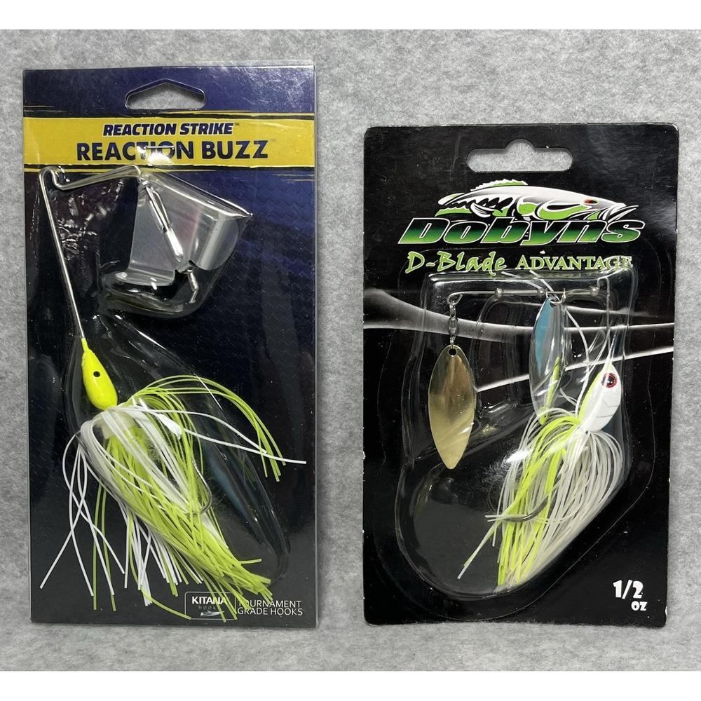 Reaction Strike Buzz Lure RSBUZZ3/8-CW  Dobyns D-Blade Advantage ADV1/2A07 White